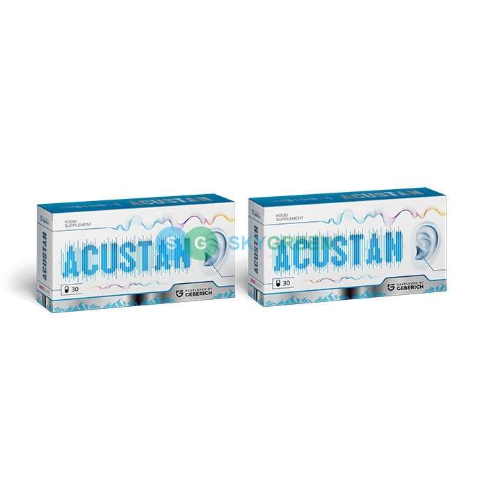 Acustan hearing enhancement capsules in Biel